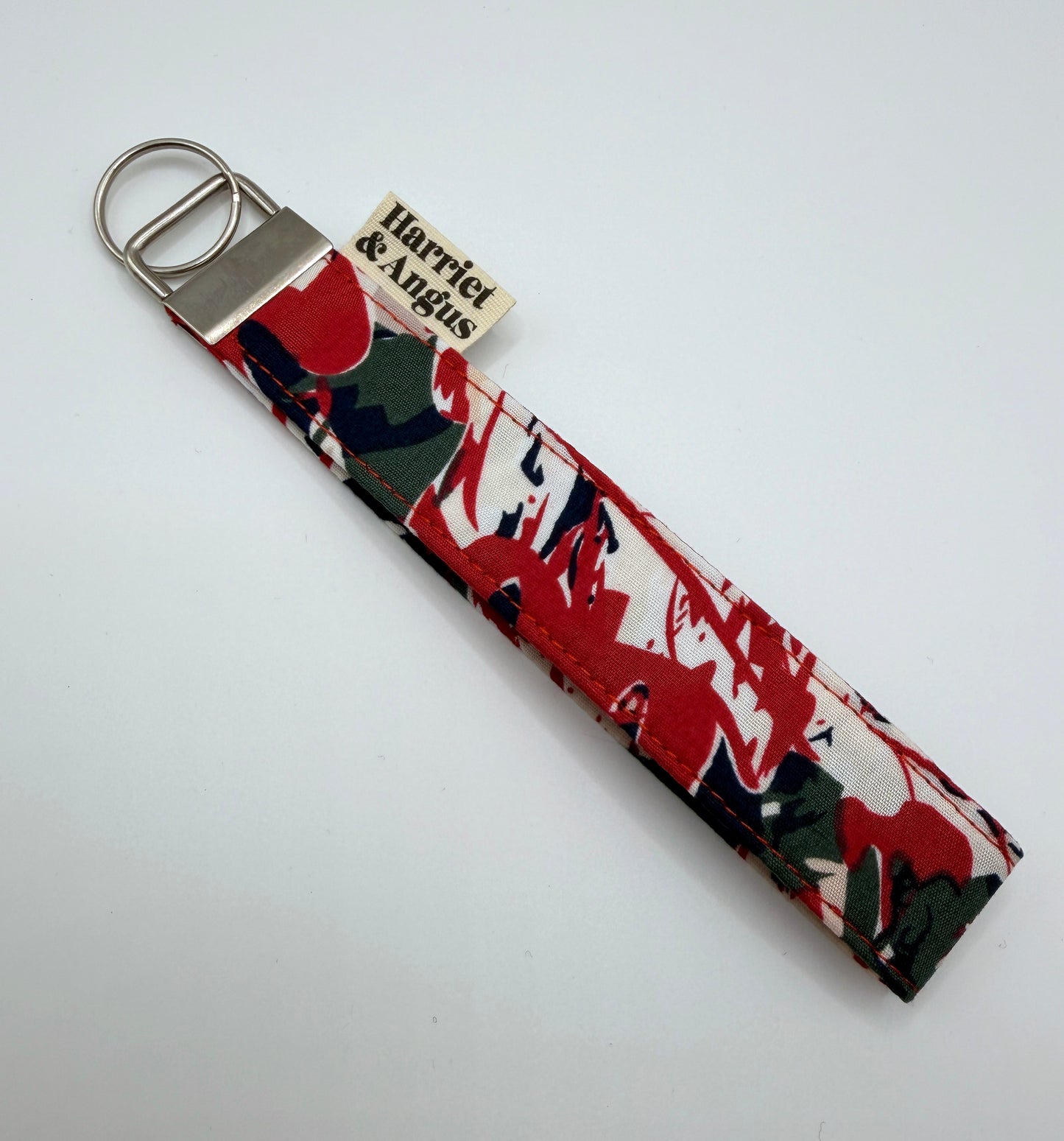 Red Camo Keyring