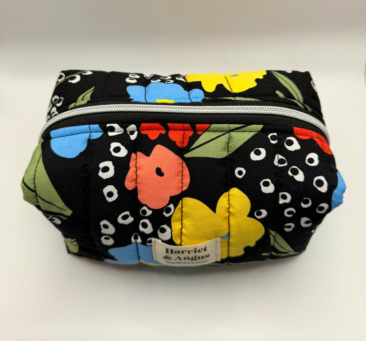 Black Floral Ginny Bag